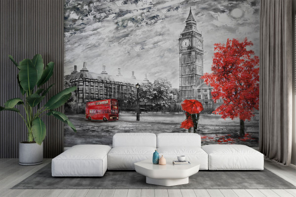Фотообои 3D осенний Лондон