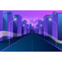 Фотошпалери 3D вулиця з фонорями