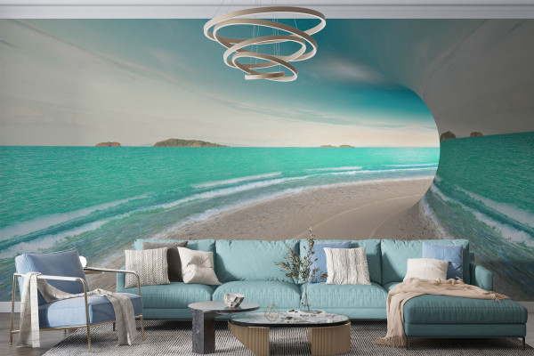 Фотообои 3D поворот