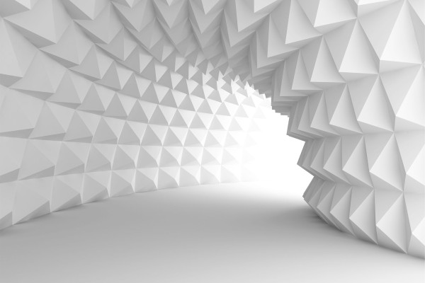 3D тунель із трикутників