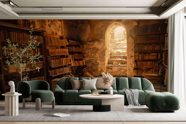 Фотообои забытые книги