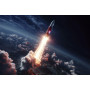 Фотообои летящая ракета