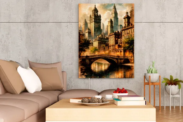 Картина Вінтажний мегаполіс