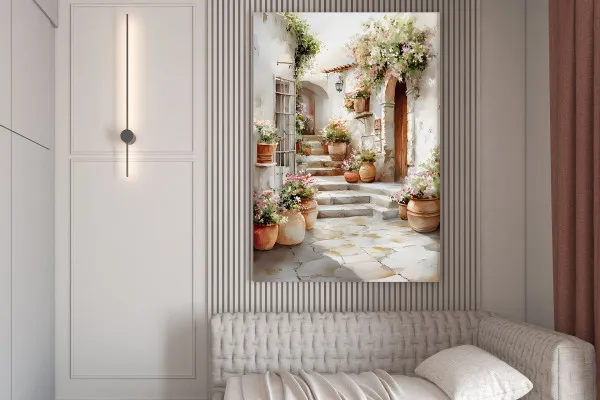 Картина Квітковий дворик