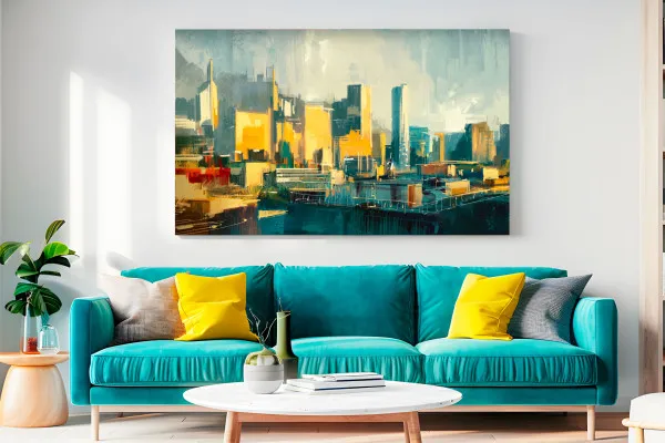 Картина Вечірній мегаполіс