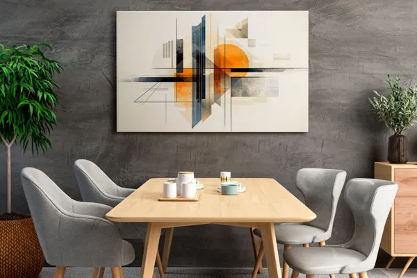 Картина Геометрія заходу сонця