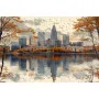 Картина Осінь в сучасному місті
