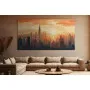 Картина Міський пейзаж на заході сонця