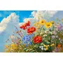 Картина Польові квіти на тлі хмар