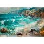 Картина Хвилі і скелі