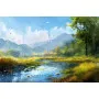 Картина Річка біля підніжжя гір