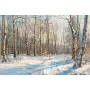 Картина Стежка в зимовий ліс