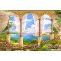Фотошпалери 3D Стара кам'яна арка дивиться на море