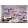 Фотошпалери 3D орхідеї з білим золотом