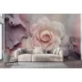 Фотошпалери 3D абстракція з троянди та пелюсток