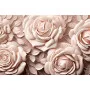 Фотошпалери 3D елегантний квітковий рельєф із троянд
