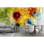 Фотошпалери соняшники в акварелі