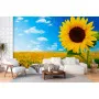 Фотошпалери соняшник під блакитним небом