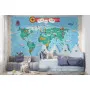 Фотошпалери дитяча карта світу.