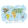 Фотошпалери дитячі карта світу малюнок для найменших.