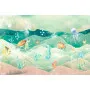 Фотошпалери дитячі малюнок аквареллю підводний світ.