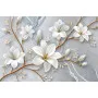 Фотошпалери магнолія на мармуровому тлі