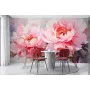 Фотошпалери акварельні півонії