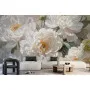 Фотошпалери білі півонії