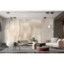 Фотошпалери ніжний мармур з позолотою