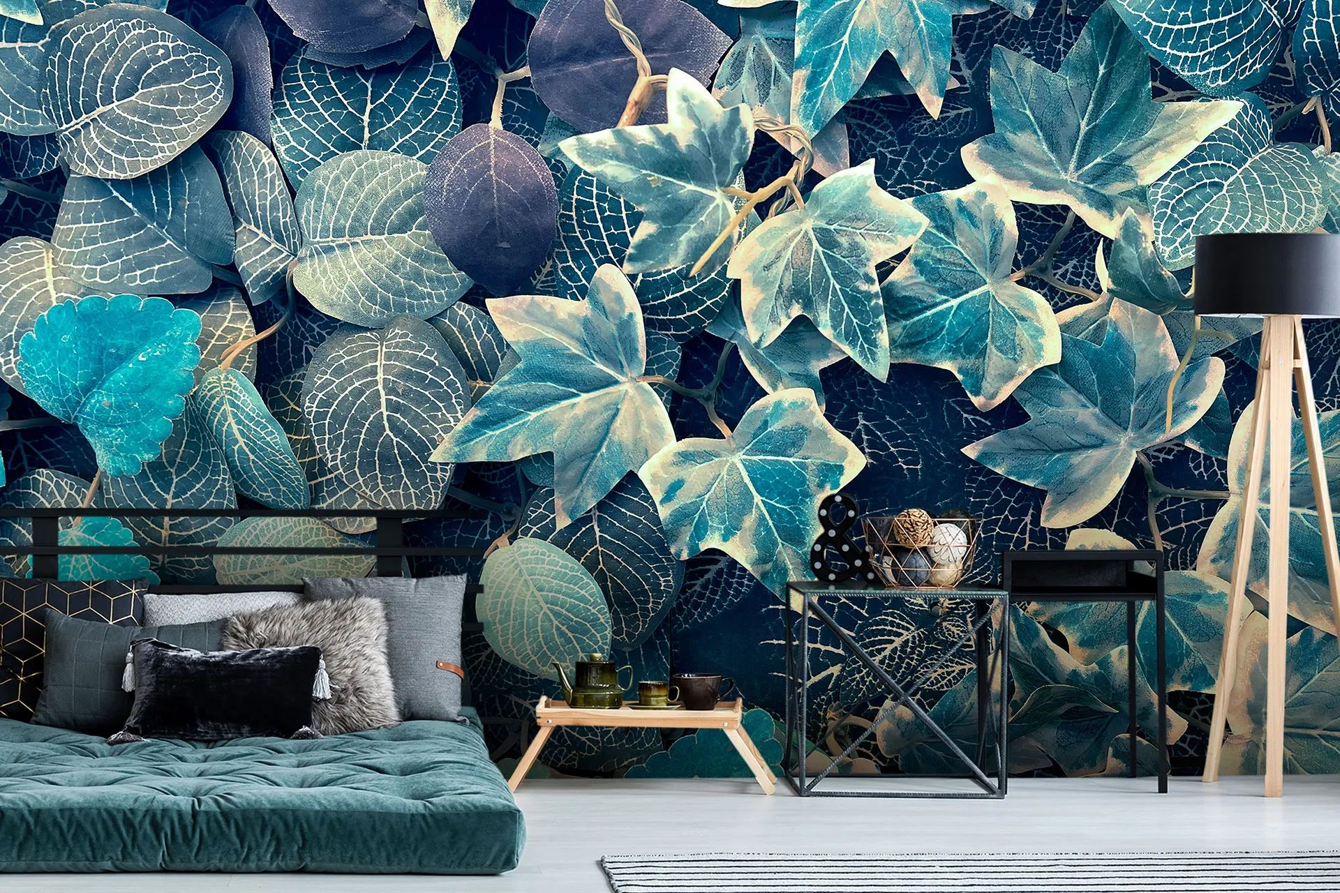 Фотошпалери фон з листя.