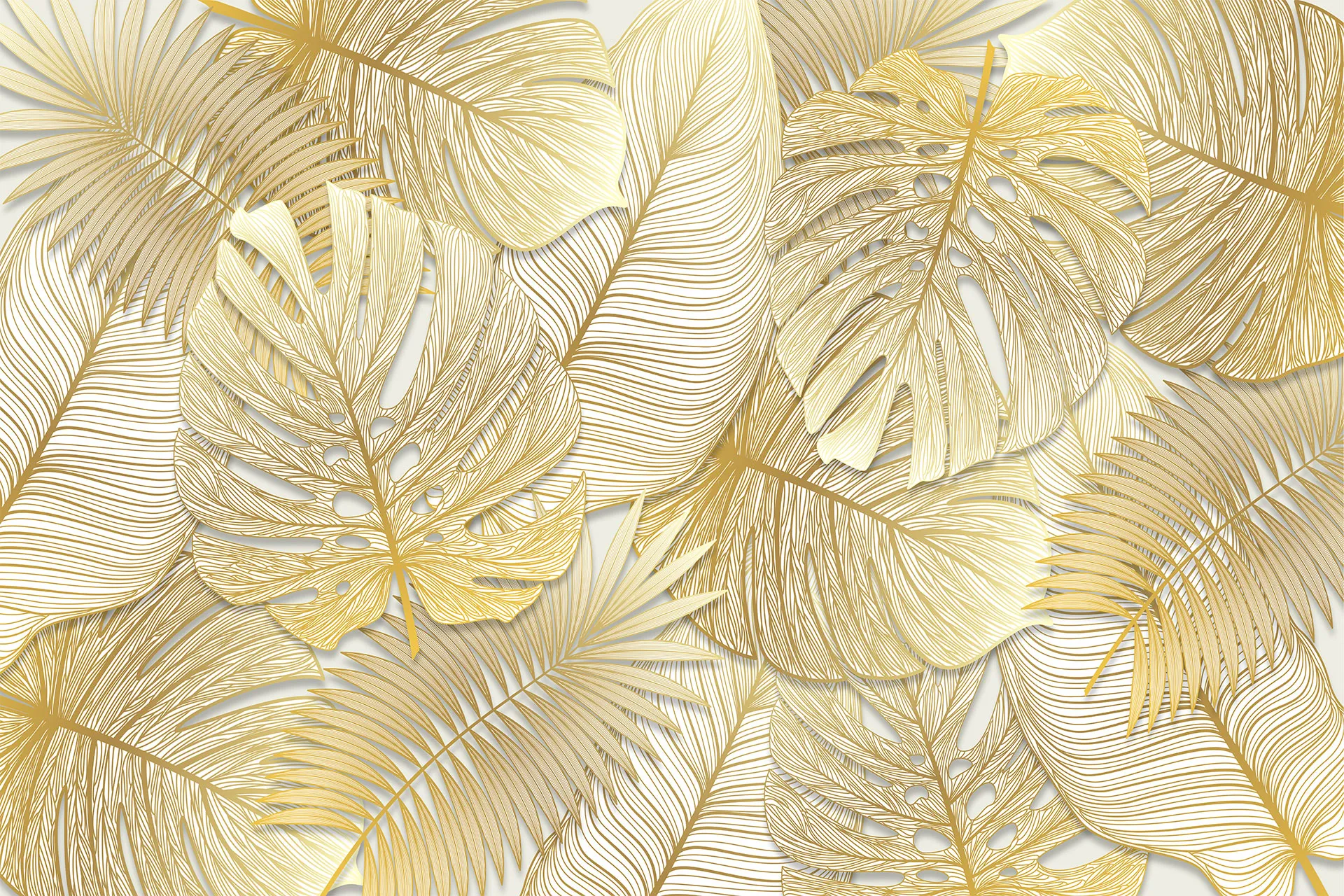 Фотошпалери малюнок абстрактного фону з листя.