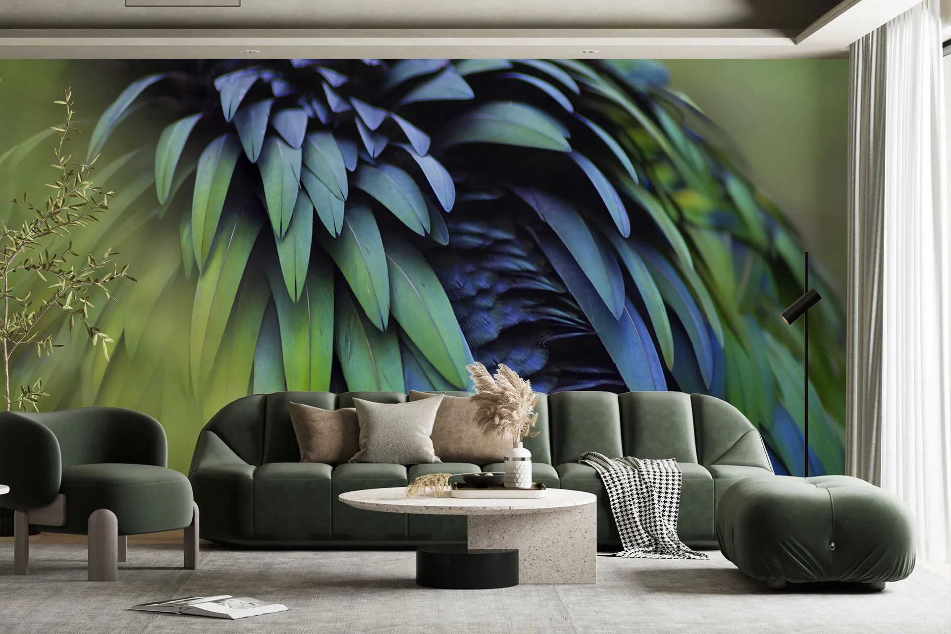 Фотошпалери різнокольорове листя.