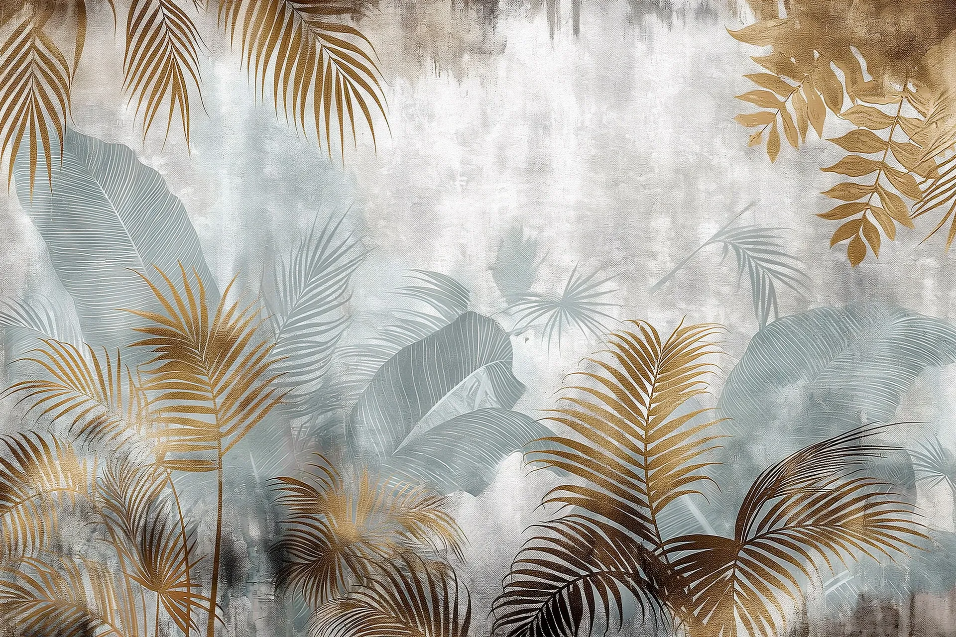 Фотошпалери мальовані тропіки.