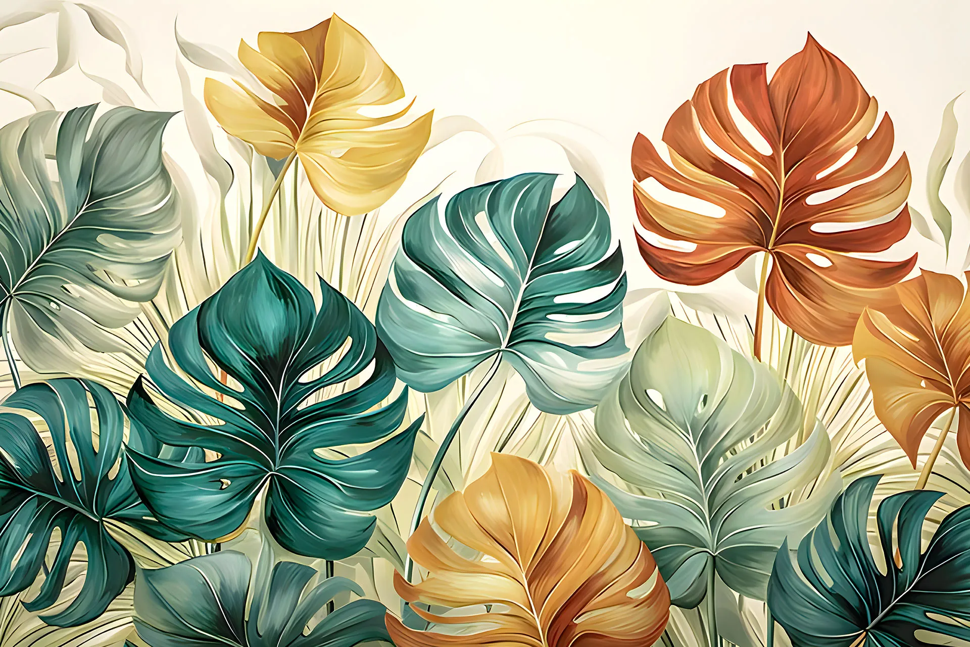 Фотошпалери тропічний фон