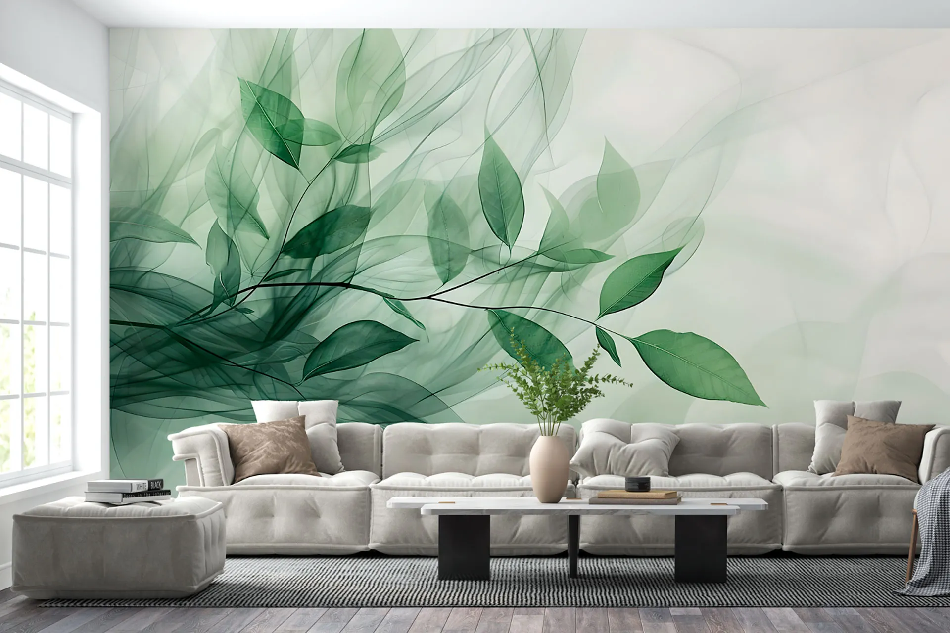 Фотошпалери ніжна зелень