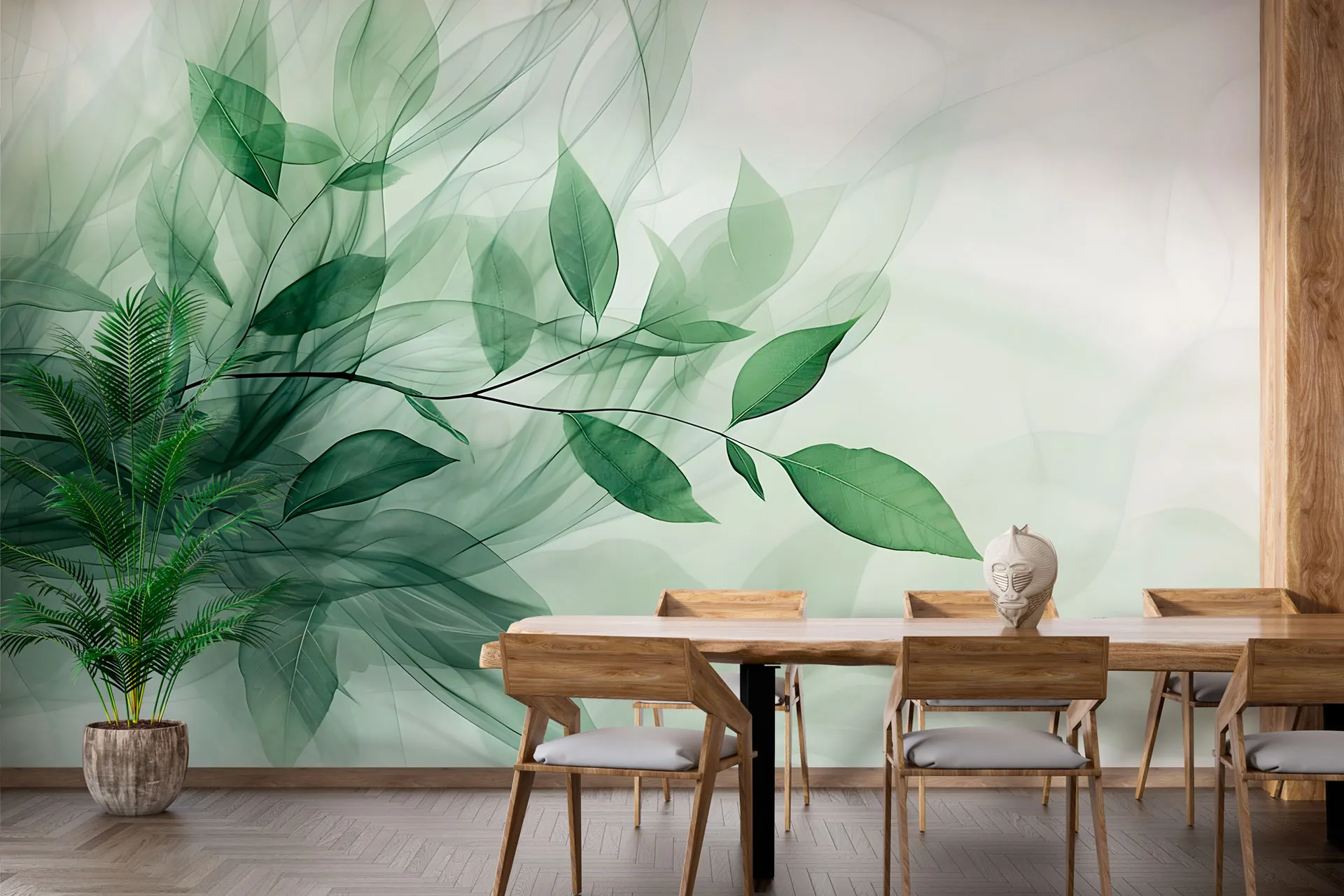 Фотошпалери ніжна зелень