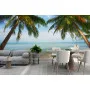 Фотошпалери морський пляж і пальми