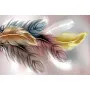Фотошпалери красива композиція з кольорового пір'я.