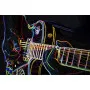 Фотошпалери неонова електрогітара