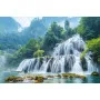 Фотошпалери панорама з водоспадом