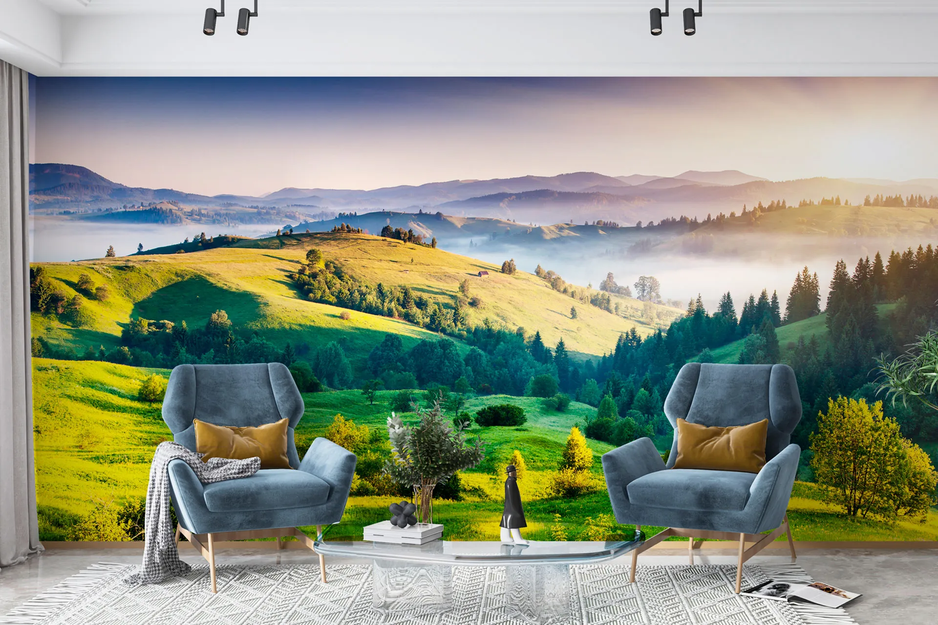 Фотошпалери панорама гір