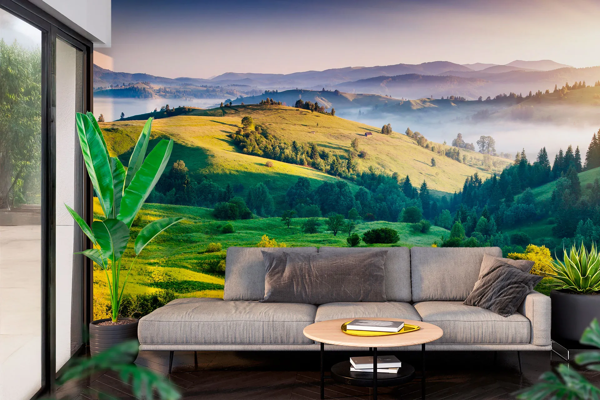 Фотошпалери панорама гір