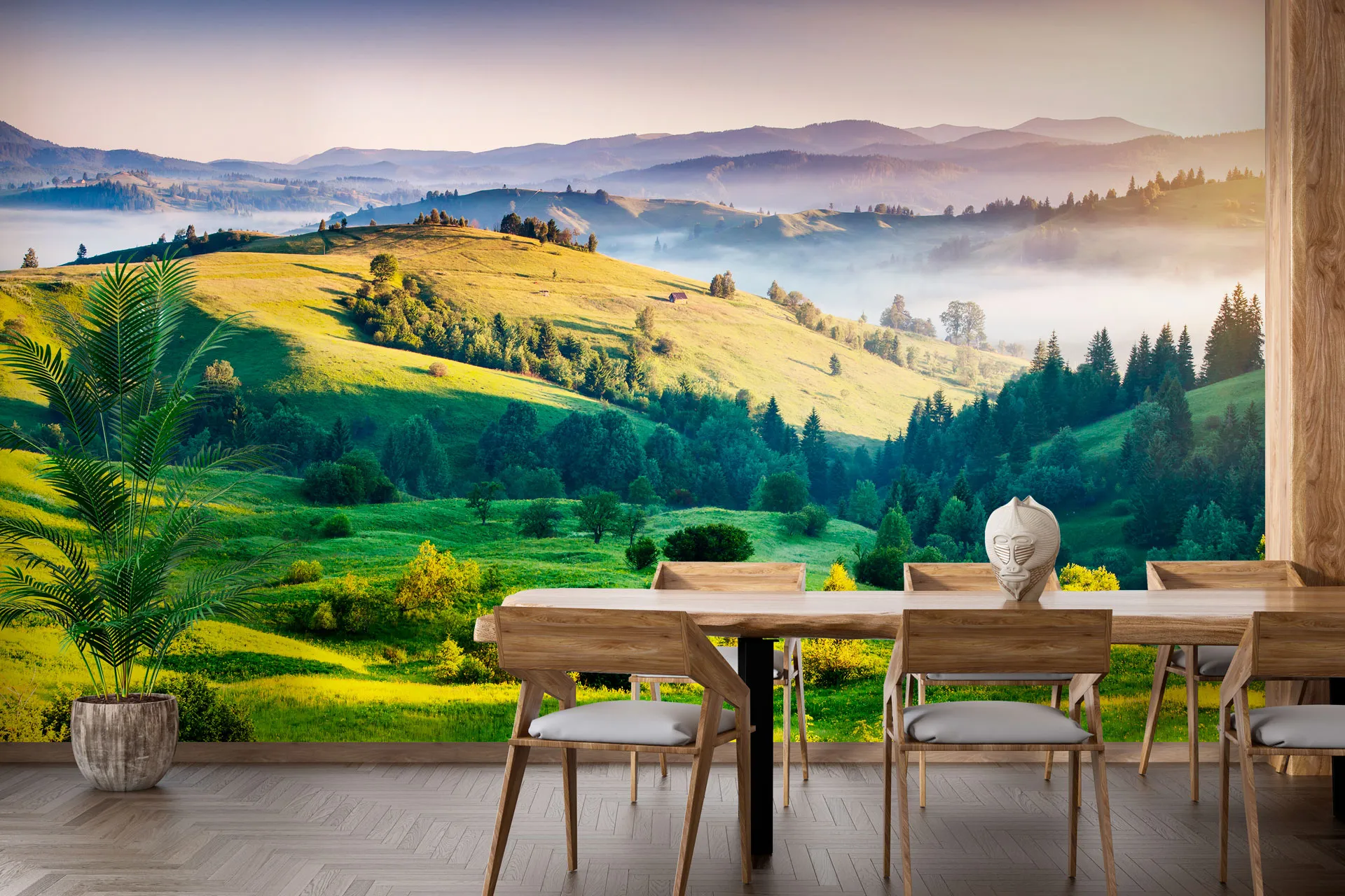 Фотошпалери панорама гір