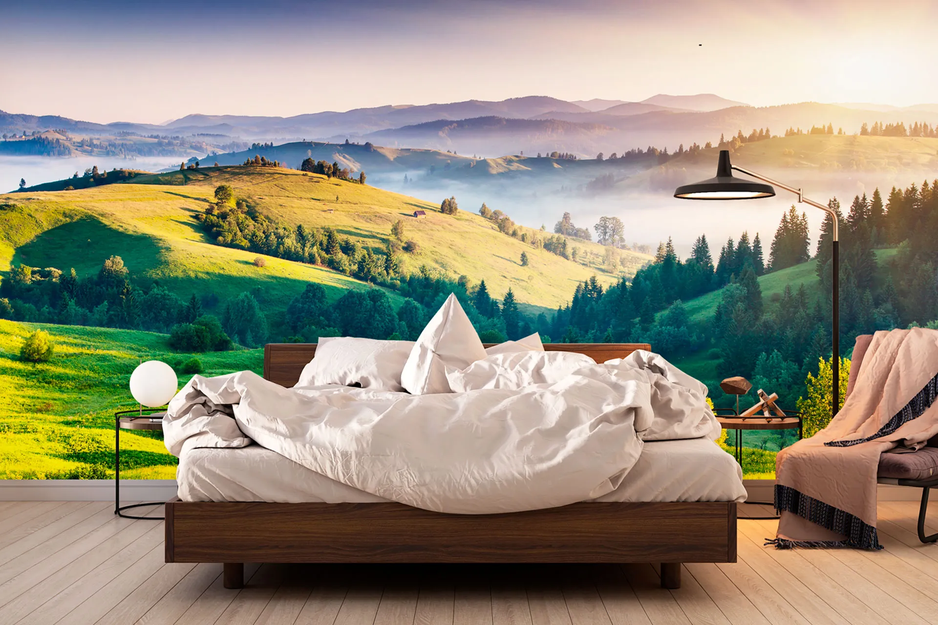 Фотошпалери панорама гір