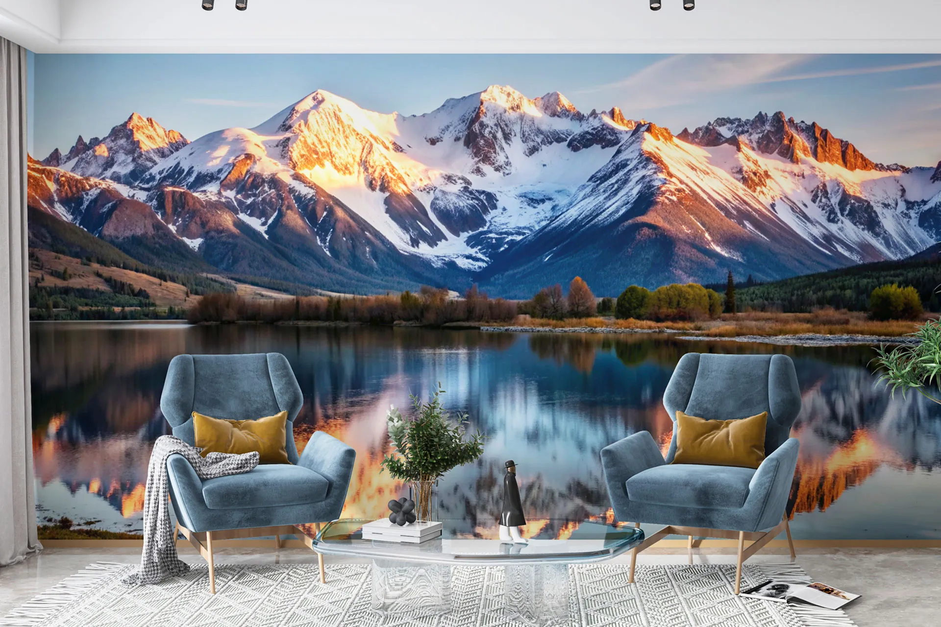 Фотошпалери вогняні вершини