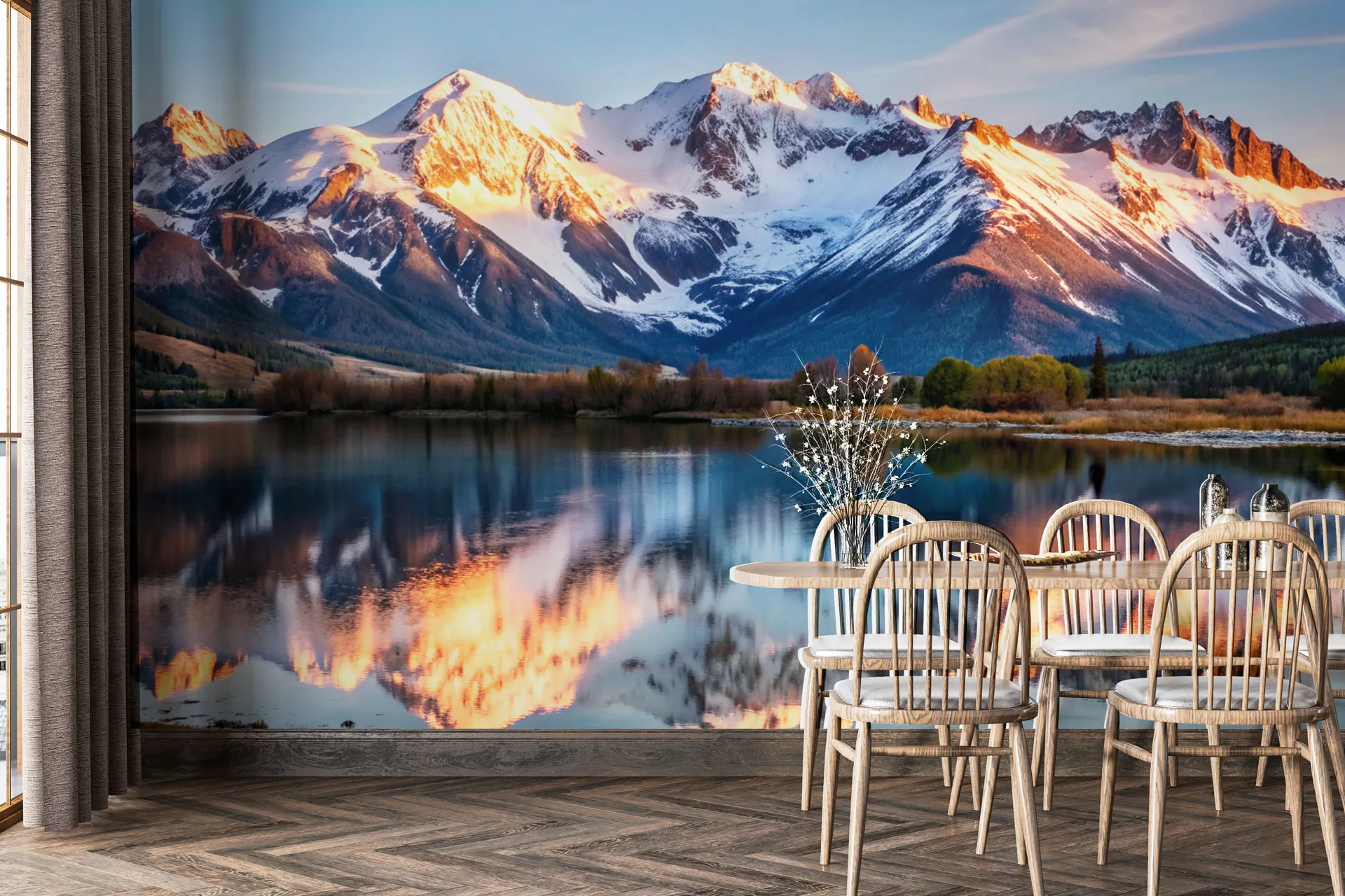 Фотошпалери вогняні вершини