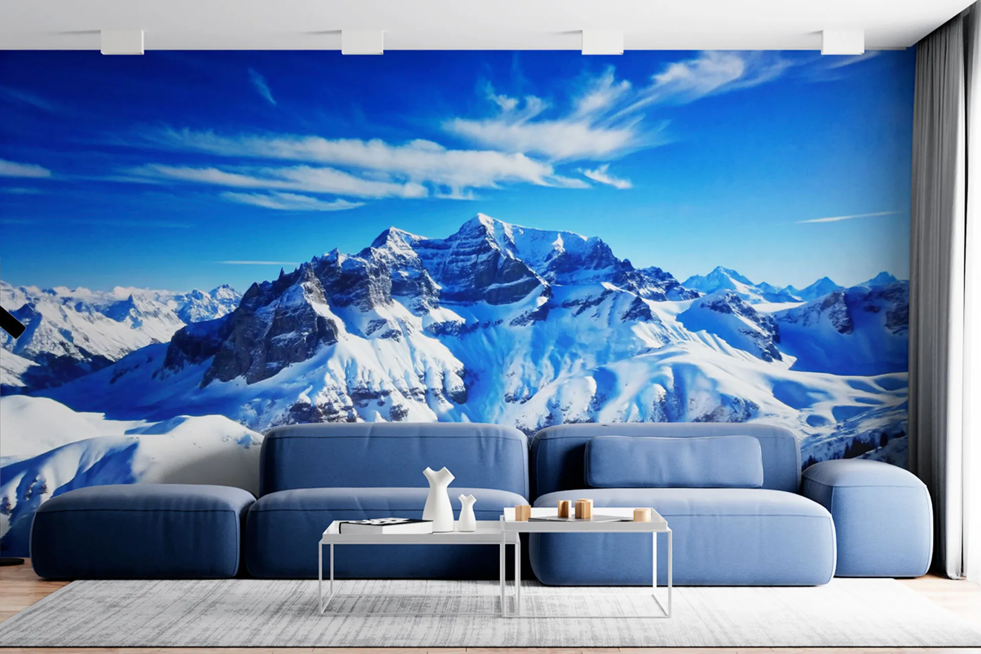 Фотошпалери гірська блакитність