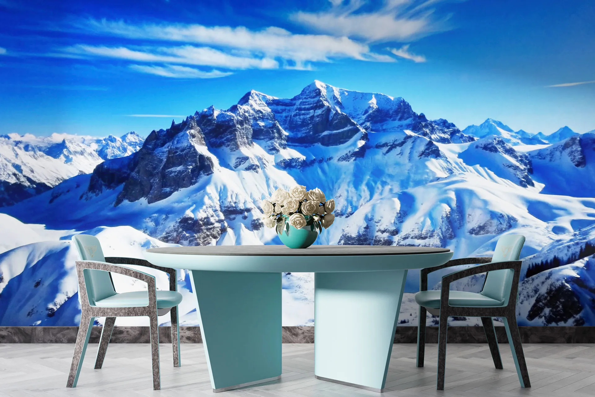 Фотошпалери гірська блакитність