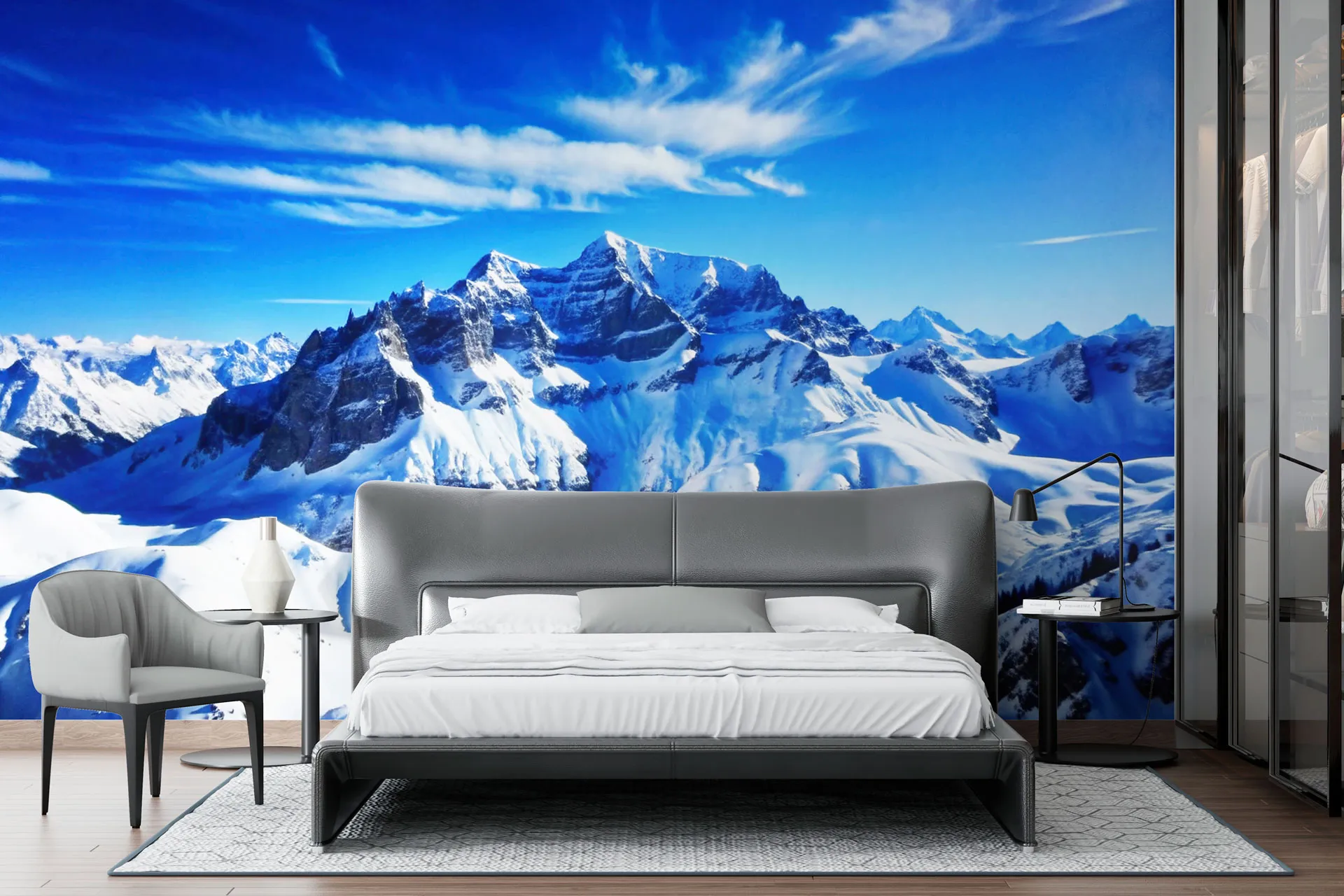 Фотошпалери гірська блакитність