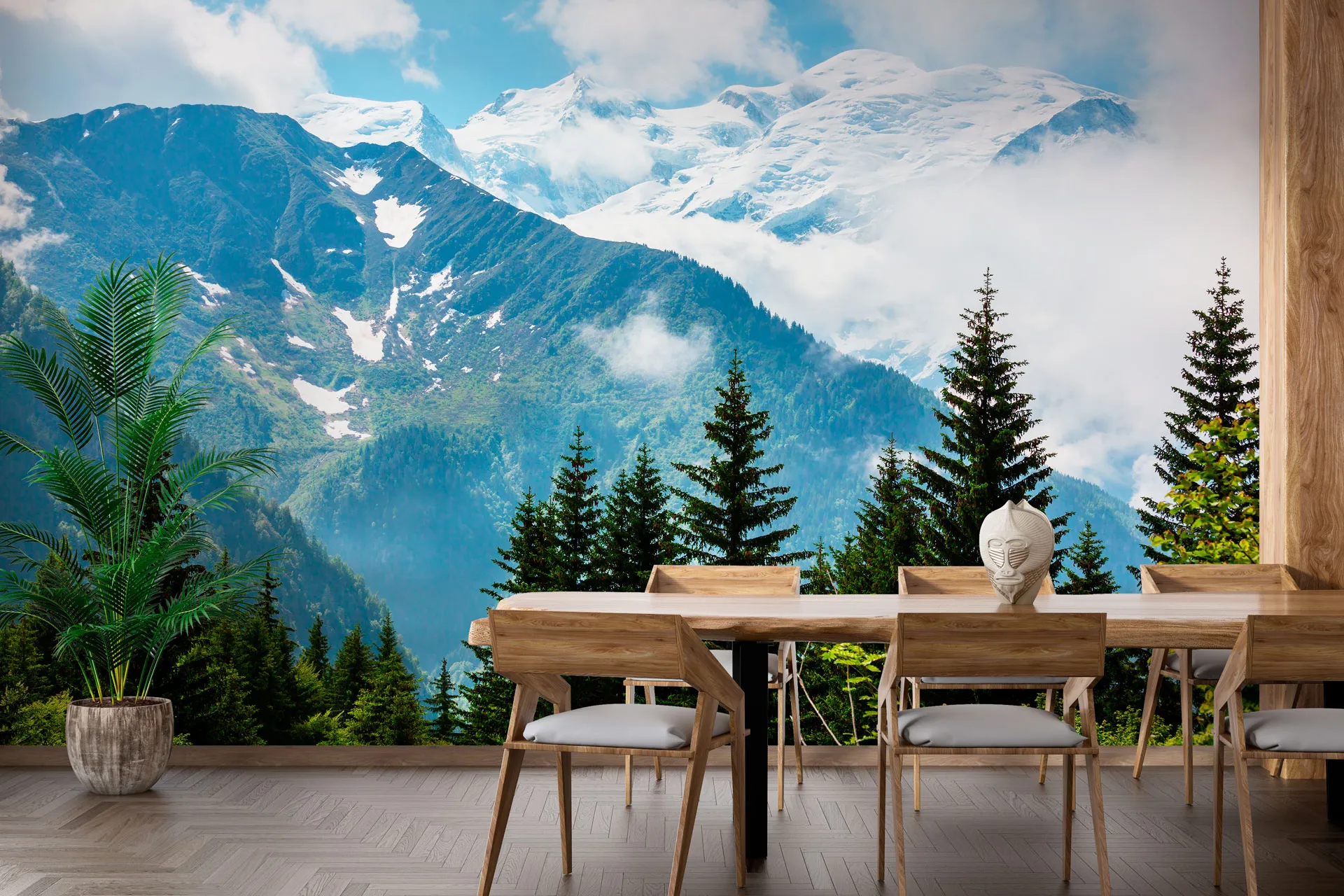 Фотошпалери свіжих гір